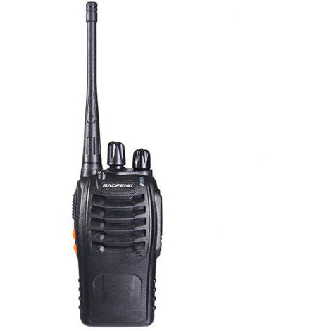 Talkie-walkie sans licence PT88E PMR446, 16 canaux, rechargeable par USB, avec lampe torche LED, talkie-walkie professionnel avec oreillette, idéal pour la maison et l'école (lot de 3, noir)