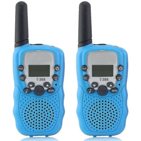 Talkie-walkie T388 pour enfants, 8 canaux, portée jusqu'à 3300 m, radio portable bidirectionnelle, équipement d'aventure-AquaForge