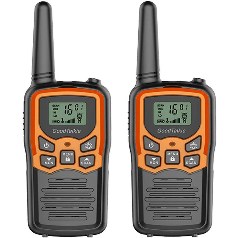 Tumalagia - gabrielle Talkie-walkie Talkie-walkie longue portée Randonnée Camping Home Talkie-walkie (Pack de 2 orange)