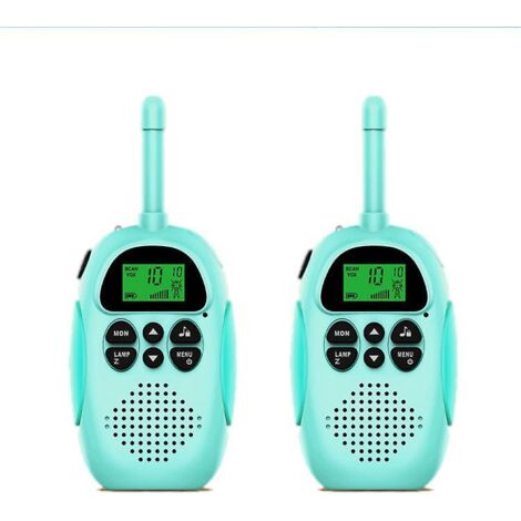 Talkies Walkies Enfants Usb Rechargeable Avec Radio 2 Voies 16 Canaux Und Lampe De Poche Jouet 3-12 Ans Vox Talkie Walkie 3 Miles Pour Aventures