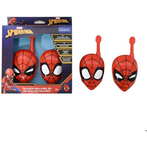 Talkies-walkies - LEXIBOOK - Spiderman 3D - Portée 200 m - Design ergonomique - 2 canaux