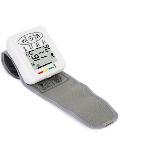 UGREAT Talking Wrist Blood Pressure Monitor, Heart Rate Detector, Digital LCD Display Data Transfer, Blood Pressure Measurement, Heart Rate, Pulse Detection, Fast and Very