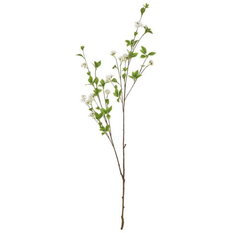 Tall Mock Artificial Orange Spray (Single Stem) - Plastic - L45 x W45 x H135 cm - Green