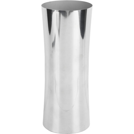Tall Vase 304 Stainless Steel Silver Color Waist Shaped Flower Arrangement Vase for Office and Wedding