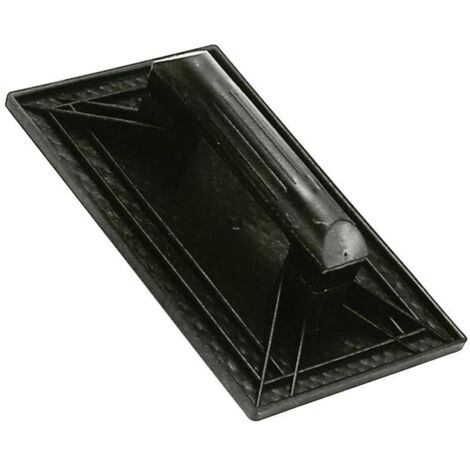 Talocha plástico 34x22 cm mango redondo negra nº 2