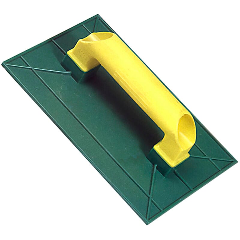 

Talocha plástico lisa 360x190 mm.amarilla