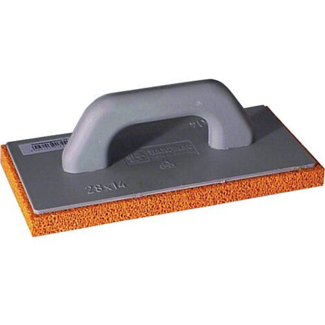 Taloche en plastique SGR 28x14x2 avec caoutchouc poreux rouge 20 mm