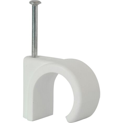 Talon 10mm White Nail In Identification Clip NCW10 Bag of 100