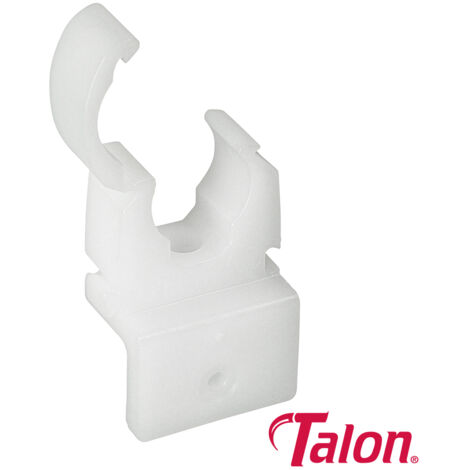 Talon EZ Joist Pipe Clips White - 15mm