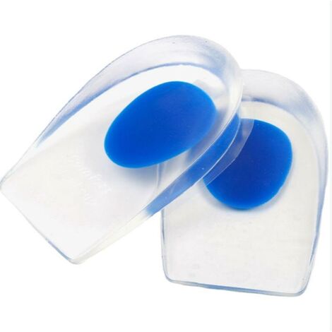 Talonnette Epine Calcaneenne 4 pièces - Semelle Talonette Gel Silicone Orthopédique - tendinite tendon achille orthèse femme hommes - taille 40-45 sunflower