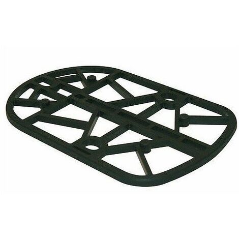 Talonnette pour sabot de portail noir en polyamide – Réhausse de 1 cm – Compatible avec plusieurs talonnettes – Pour portails lourds