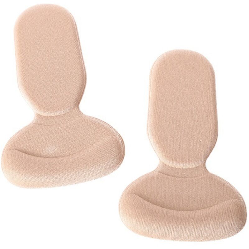 Talonnettes 2 en 1 en forme de t avec coussinets en silicone demi-taille, talons hauts antidérapants épaissis en forme de t, talonnettes