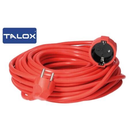 Talox Alargador Cable Rojo 2P+T 3X1,5 25m