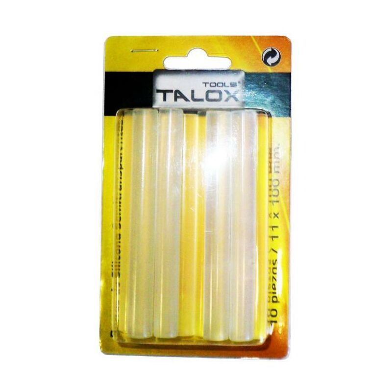 

talox cola termofusible barra blister 10 und 10x11mm gs5410 - Mibricotienda