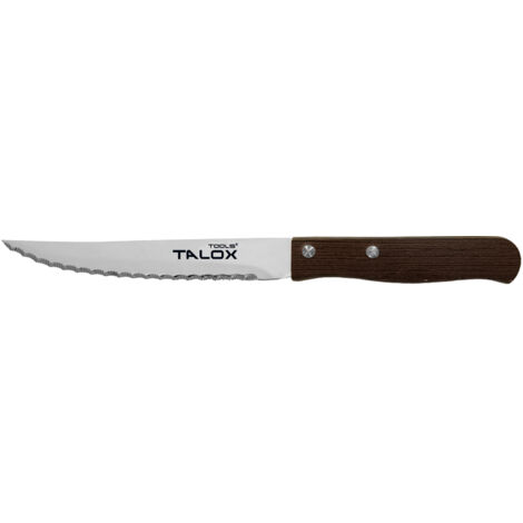 talox cuchillo multiusos inox 20 cm hoja dentada 11cm 2011211mle