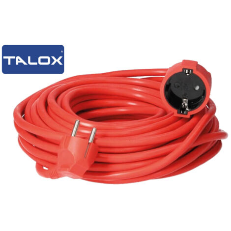 TALOX prolunga cavo rosso 2P+T 3x1,5mm² 10 m