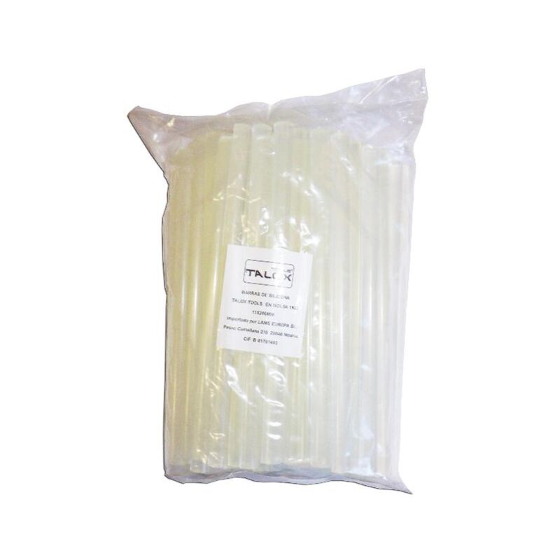 

Mibricotienda - talox cola termofusible silico transl barra bolsa 1 kg.11x200 mm