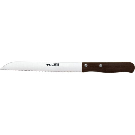 TALOX talox cuchillo panero 18 cm m-hpl wenge 20112-18 le , CUCHILLO PANERO ACERO INOX DE 180 MM