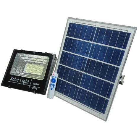 TALOX talox foco solar led c-control remoto 100 w gy-rsf-004