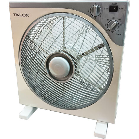 talox ventilador box fan suelo 40 ø cm 3 velocidades 50 w vlb50