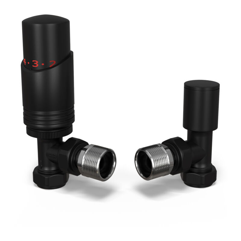 Image of Talus Bold - Black Thermostatic Radiator&hellip;