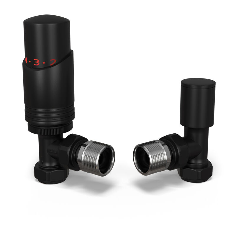 Image of Talus Bold - Black Thermostatic Radiator&hellip;