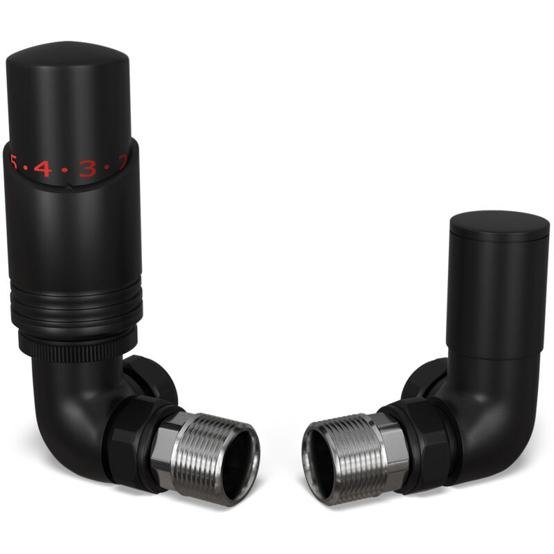 Image of Talus Bold - Black Thermostatic Radiator&hellip;