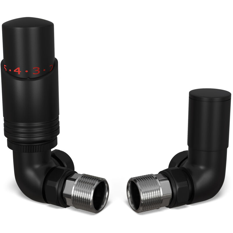Image of Talus Bold - Black Thermostatic Radiator&hellip;