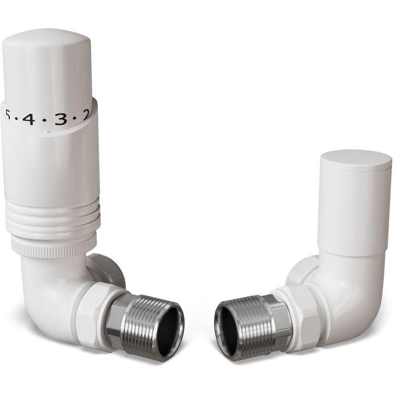 Image of Talus Bold - White Thermostatic Radiator&hellip;