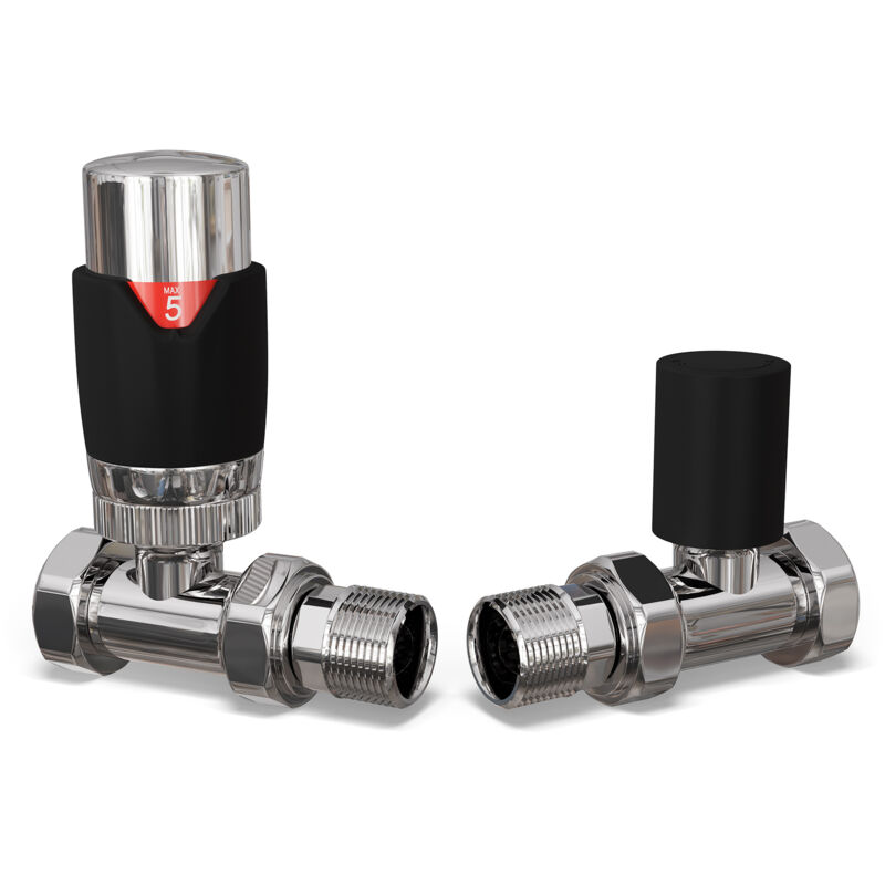 Image of Talus Flair - Black Thermostatic Radiator&hellip;