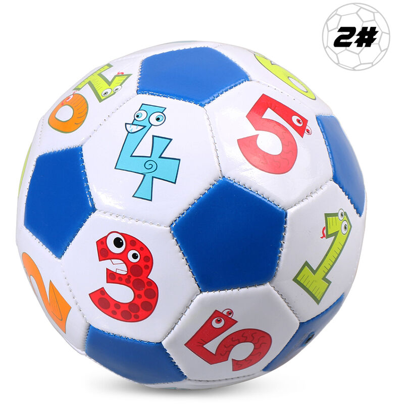 

Tamano 2 regalo de la bola inflable Formacion Futbol de ninos del balon de futbol para ninos de los estudiantes, los numeros