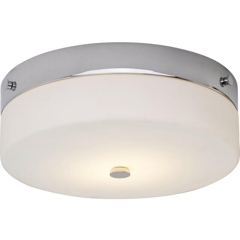 Elstead - Tamar - 1 Light Large Flush Light - Polished Chrome