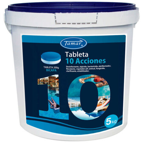 Tamar Chlore 10 Actions Comprimés 200 g 5 kg Action Lente 1105106050