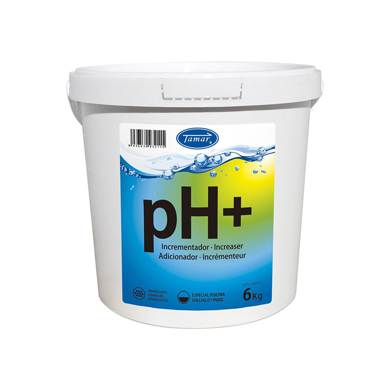 

Incrementador pH+ piscina granulado 6 kg