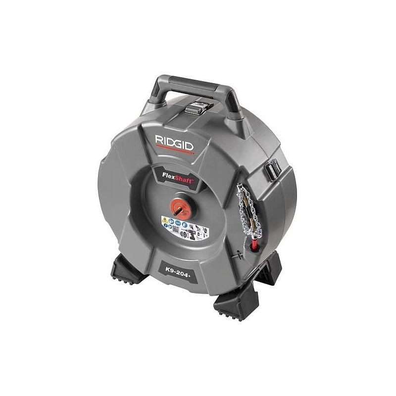 Ridgid - Tambour à spirale K9-204+ FlexShaft, 21,3m x Ø8 mm pour tubes jusqu'à Ø100mm