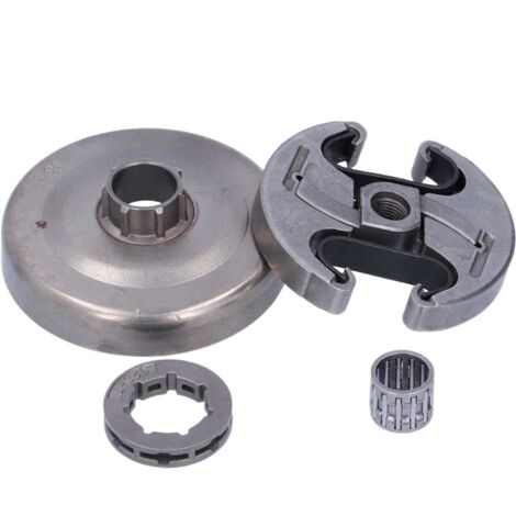 Tambour d'embrayage Embrayage Assy Pignon Jante Roulement à aiguilles kit pour Husqvarna 340 345 346XP 350 351 353 445 450 E Tronçonneuse