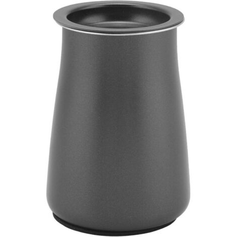 Tamis à café, filtre à café en acier inoxydable, accessoire pour broyeur à café, idéal pour la maison et le camping (Noir)