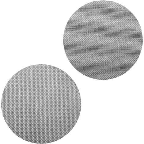 Tamis à Expresso 51mm - Lot de 2 - Acier Inoxydable 316 - Filtre Fritté Réutilisable - Pour Porte-filtre Café - Épaisseur 1mm et 1,7mm