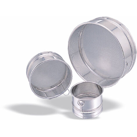 Tamis à Farine en Inox Mailles Larges 0,85 mm - Ø 26 à 40 cm - Pujadas