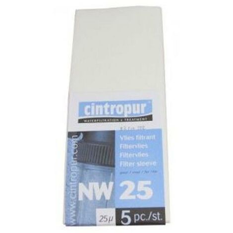 Tamis anti sédiment 25 microns sachet de 5 – Filtration polyester pour eau potable – Compatible Cintropur NW25