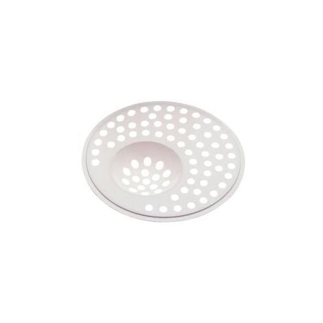 Tamis cheveux siphon 11,5 cm blanc