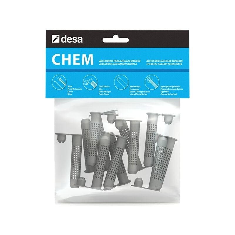 Tamis en plastique blister M12x80