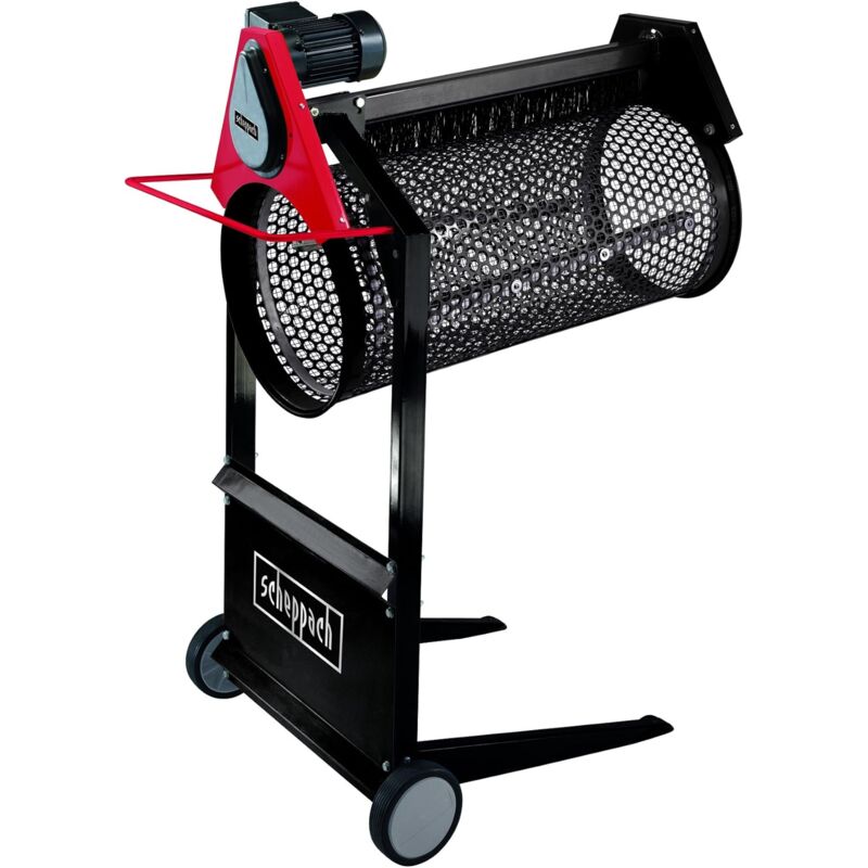 Scheppach - Tamis roulant RS400 – 230 v – 360 w – Diamètre tambour 400 mm – Longueur tambour 900 mm – Tambour inclinable à 10° – Vitesse de rotation