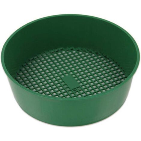 Tamiz de suelo, filtro de suelo, filtro de suelo, para jardinería, red de plástico, para plantar en el jardín, cultivo al aire libre, filtros de fondo fino, accesorios de jardín, tamiz de jardín