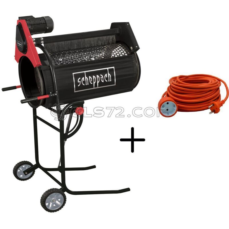 

TAMIZ ROTATORIO JARDIN ELÉCTRICO 250W RS350 + CABLE EXTENSIÓN 20 MT - Scheppach