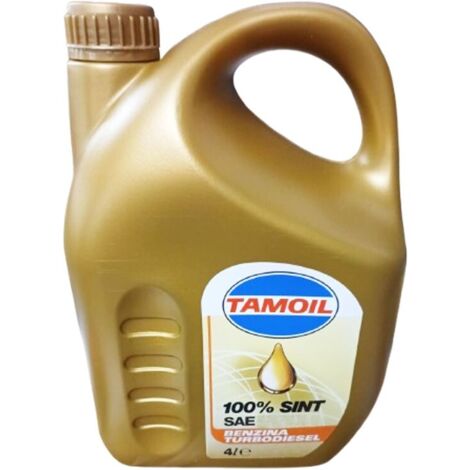 Tamoil 5W30 Turbodiesel Aceite Sintético para Motor de Coche 4L 9579