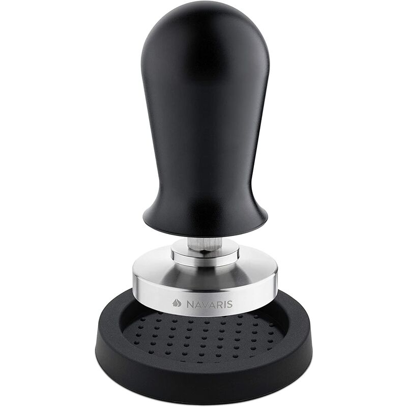 Tamper De Café De 51 Mm - Prensa De Café De Acero Inoxidable Con Tamper De Silicona - Accesorios Profesionales Para Barista Soporte Para Filtro De
