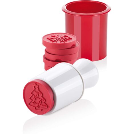 Tampon à biscuits, 6 motifs de Noël