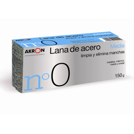 TAMPON À RÉCURER EN LAINE D'ACIER GROSSIÈRE N.2 - 150 G