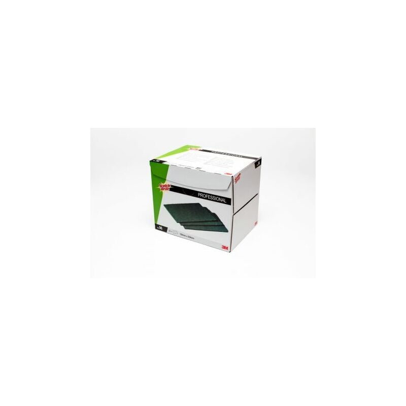 3M - Tampon à récurer Vert pour Nettoyage ( Prix pour Boîte de 60 )